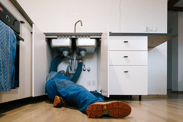 Professional Drain Cleaning technician working in Hanover, IN